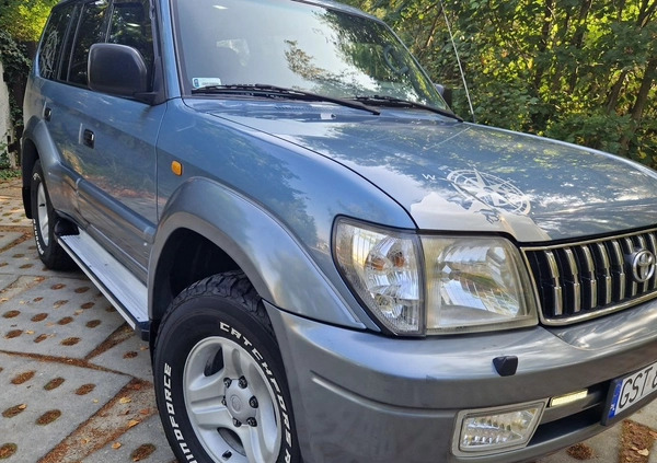 Toyota Land Cruiser cena 59900 przebieg: 214555, rok produkcji 1999 z Kowary małe 781